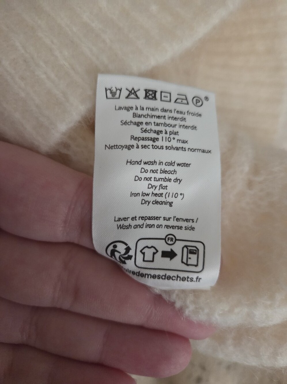 Sezane Come Jumper in Ecru size M NWT - Picture 13 of 13